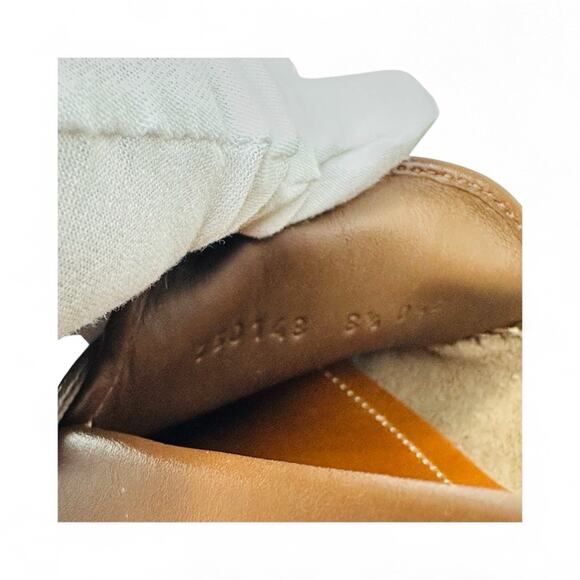 NIB Gucci Men Loafer 8.5 US 9 Brown GG Supreme Canvas Leather Driver Moccasins - Picture 10 of 12